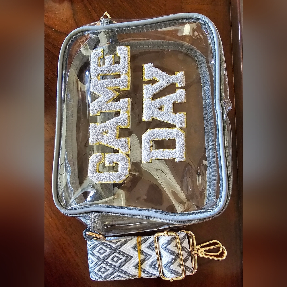 Clear 'Game Day' Stadium Approved Crossbody Bag NWOT - Picture 8 of 12